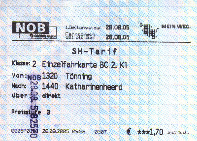 Fahrkarte